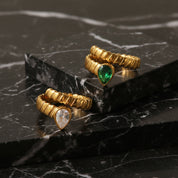 Bague entrelacée