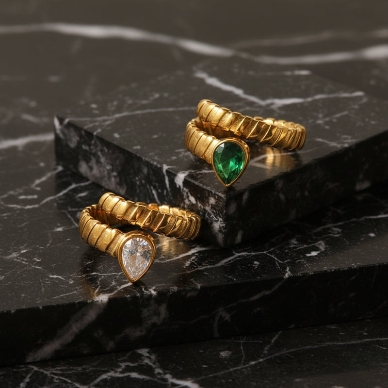 Bague entrelacée