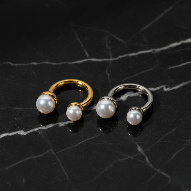 Bague avec perle