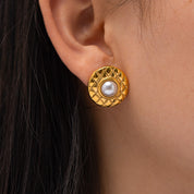 boucle d oreille dior perle, boucle d oreille perle histoire d or