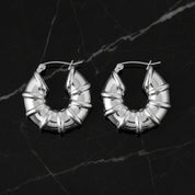 Boucles d’oreilles créoles soleil doré ou argenté