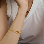 bracelet argent coeur, bracelet coeur dinh van​, bracelet soeur de coeur