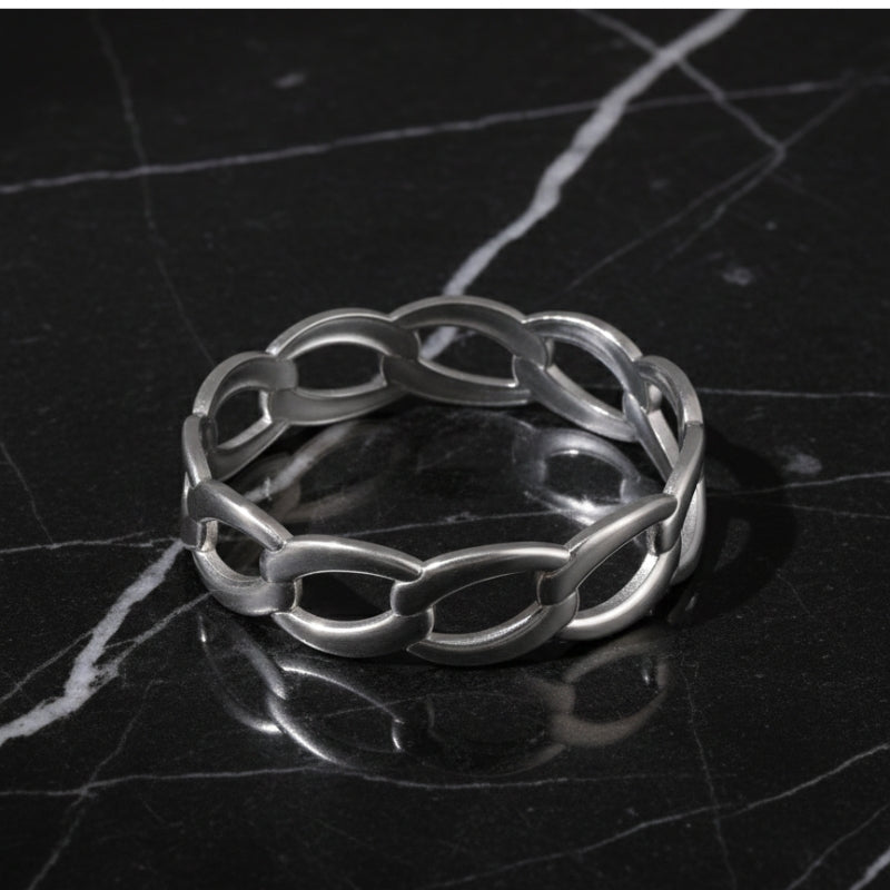 Bracelet jonc tressé en acier inoxydable – Doré ou argenté et plaquage 18K