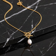 Collier fin perle