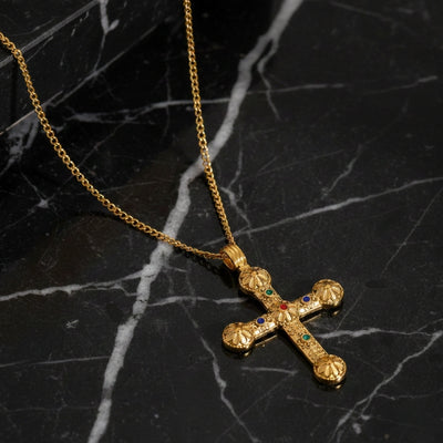 Collier grosse croix