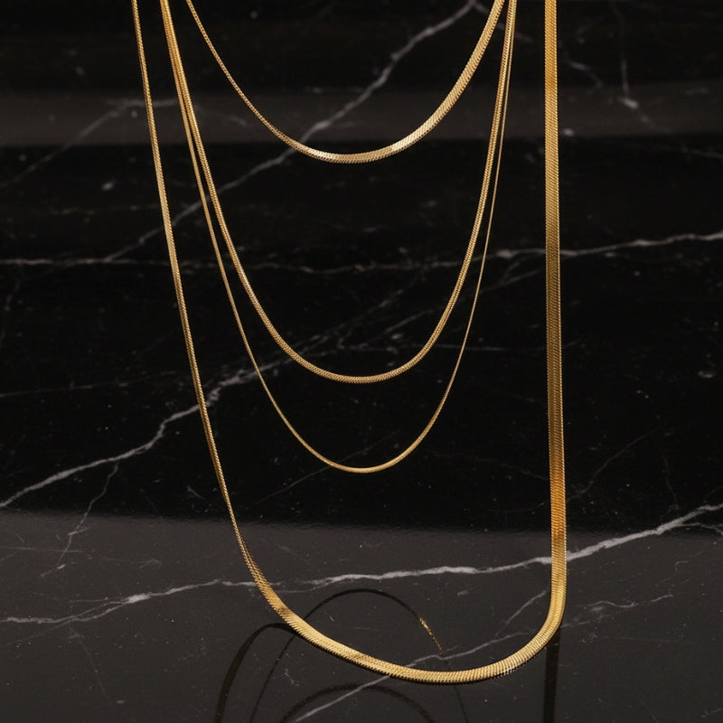 Collier multirang ras de cou