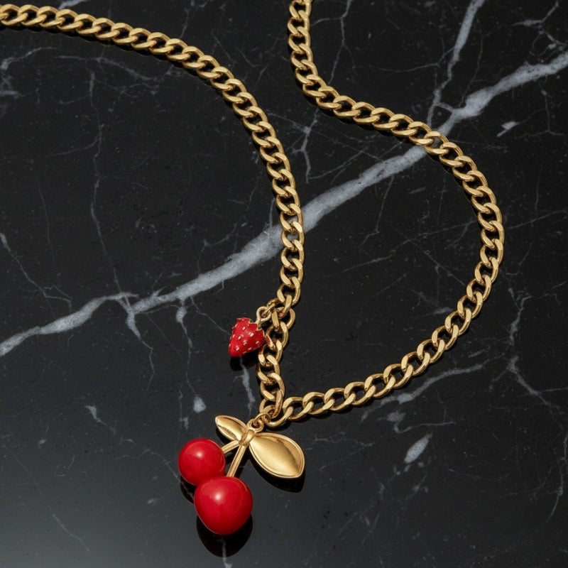 Collier ras de cou fantaisie