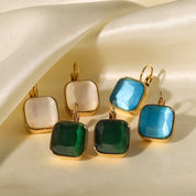 Boucles d'oreilles dormeuses pendantes