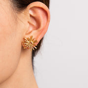 boucles d'oreilles soleil et lune