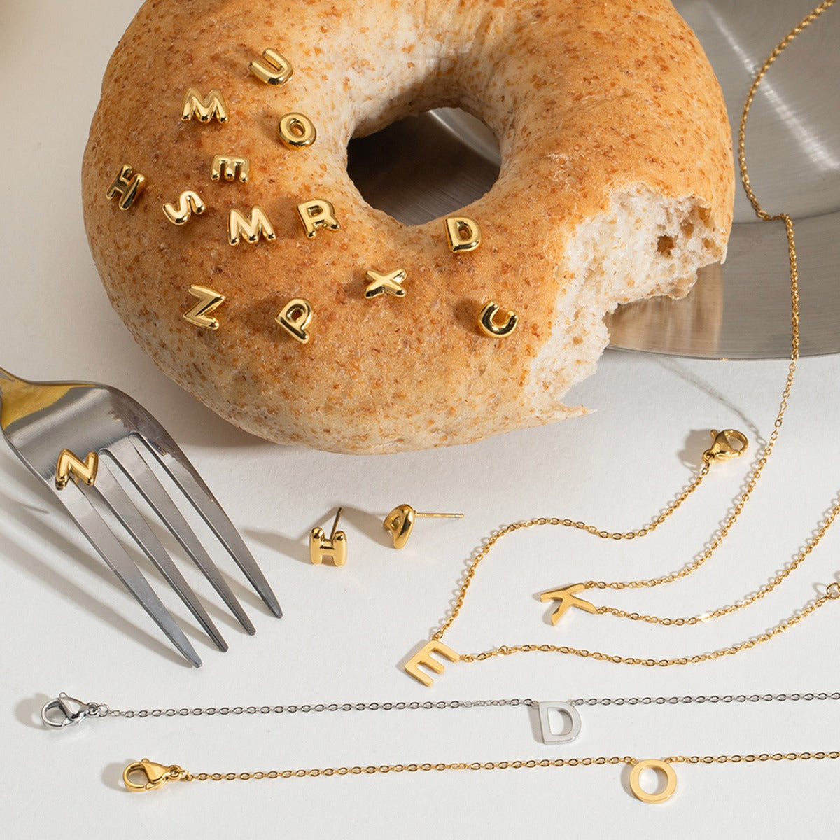 Collier personnalisé mini lettres