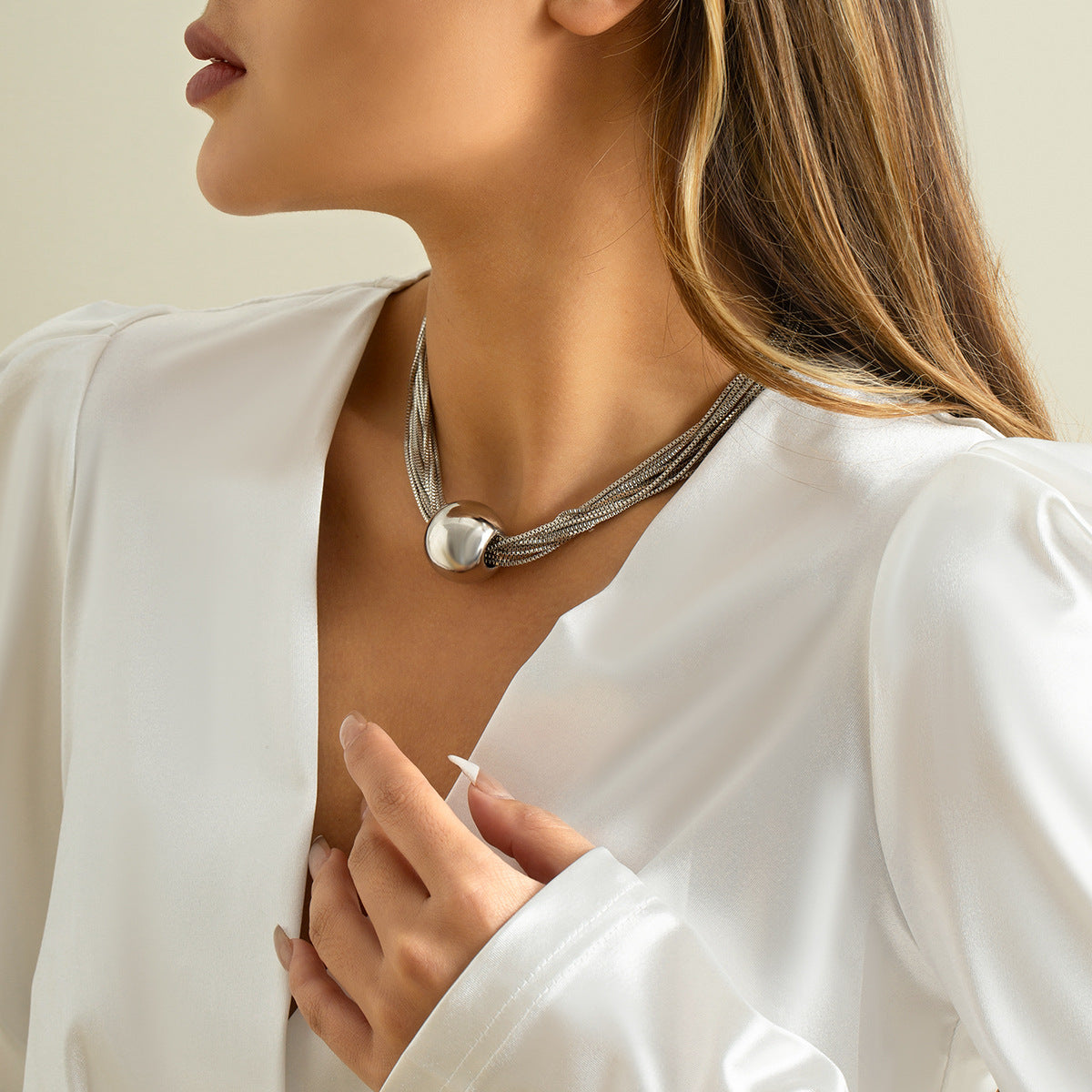 Collier multi chaines